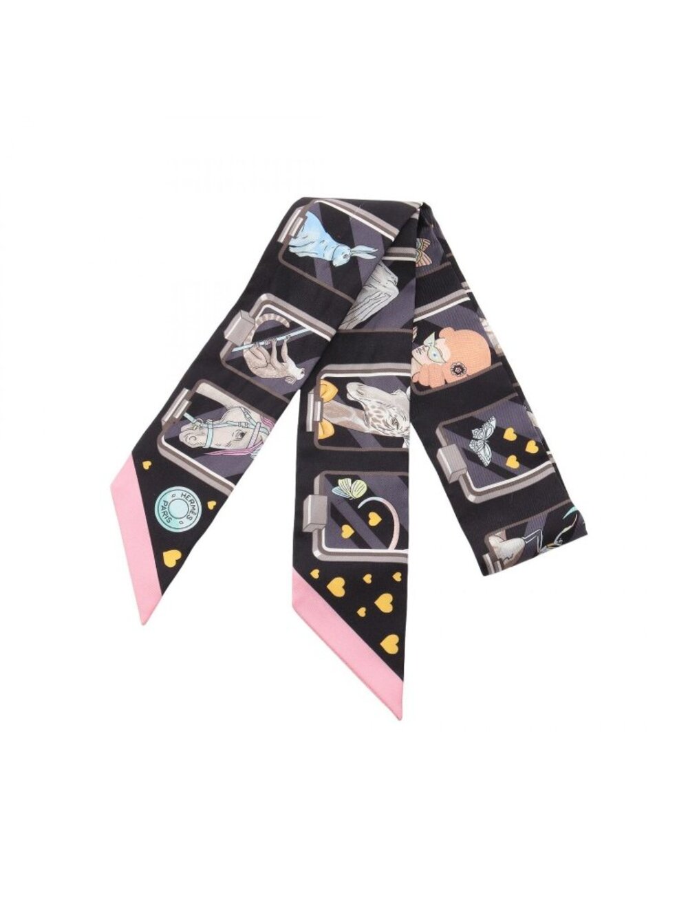 Hermes Scarf Twilly Story Silk